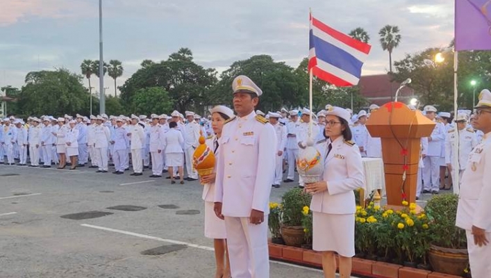 สทภ.5 ร่วมพิธีถวายเครื่องราชสักการะ (พานพุ่มทอง พานพุ่มเงิน) และพิธีจุดเทียนชัยถวายพระพรชัยมงคลแด่สมเด็จพระนางเจ้าฯ พระบรมราชินี