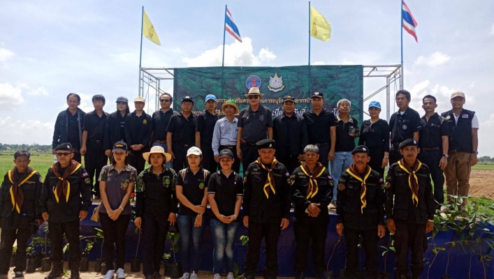 สทภ.6 โดยส่วนประสานและบริหารจัดการลุ่มน้ำปราจีนบุรี เข้าร่วมกิจกรรมส่งเสริมความรู้ด้านการอนุรักษ์ทรัพยากรป่าไม้ และการเพิ่มพื้นที่สีเขียวในเมืองและชุมชน