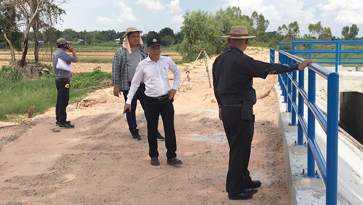 สทภ.๔ ลงพื้นที่ตรวจรับงานโครงการปีงบประมาณ พ.ศ. ๒๕๖๒ โครงการอนุรักษ์ฟื้นฟูลำห้วยโสกกุง