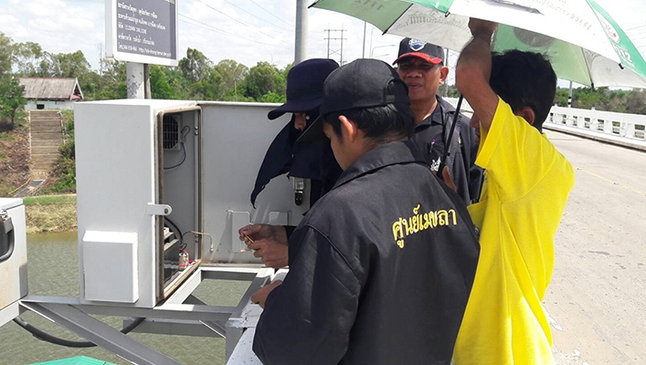 ศปว. ลงพื้นที่ตรวจสอบและบำรุงรักษาสถานีโทรมาตรและกล้อง CCTV ในพื้นที่ลุ่มน้ำมูล