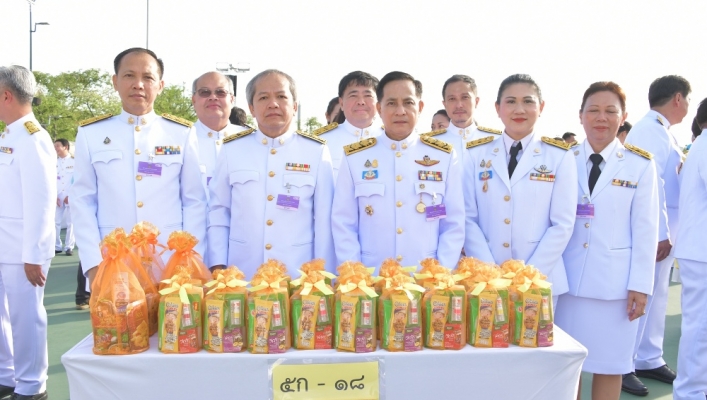 กรมทรัพยากรน้ำร่วมทำบุญตักบาตร วันเฉลิมพระชนมพรรษา สมเด็จพระนางเจ้าฯ พระบรมราชินี