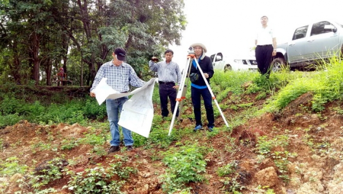 สทภ.๓ ตรวจติดตามความคืบหน้าผลการดำเนินงานโครงการอนุรักษ์ฟื้นฟูแหล่งน้ำหนองไค้ บ้านวังสิม หมู่ที่ ๓ ต.บ้านผือ อ.เมือง จ.หนองคาย (ปีงบประมาณ ๒๕๖๒)