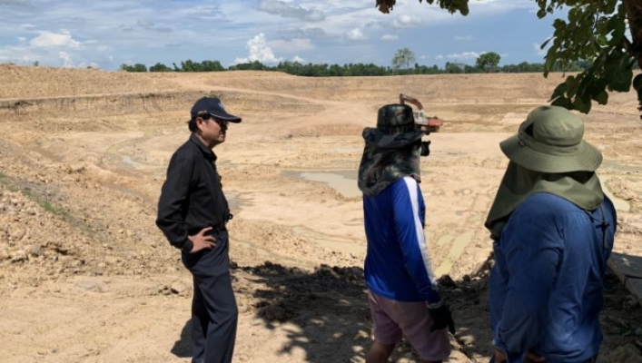 สทภ.2 ตรวจติดตามเร่งรัดผลเบิกจ่ายและผลการดำเนินงานคลองหนองตาทั่งใหญ่  บ.ป่ายายมุ้ย ม.7 ต.หนองเต่า อ.เก้าเลี้ยว จ.นครสวรรค์