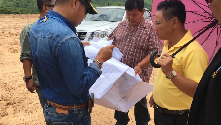 สทภ.4 ลงพื้นที่ตรวจรับงานโครงการอนุรักษ์ฟื้นฟูโสกอราง