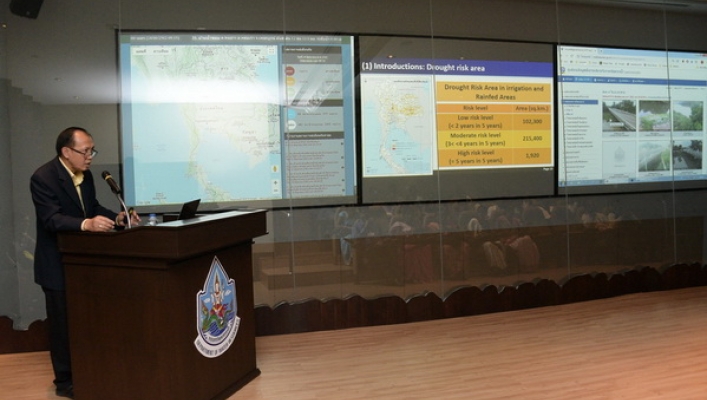 ศูนย์ป้องกันวิกฤติน้ำ ต้อนรับคณะผู้บริหาร Irrigation Department in Sri Lanka ประเทศศรีลังกา พร้อมคณาจารย์คณะศิลปกรรมศาสตร์จากมหาวิทยาลัยเทคโนโลยีราชมงคลสุวรรณภูมิ