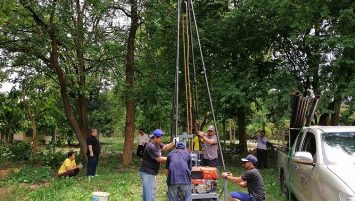สทภ.5 เข้าร่วมอบรมการใช้เครื่องมือชุดเจาะสำรวจดินแบบหมุนเจาะ (Rotary Test)