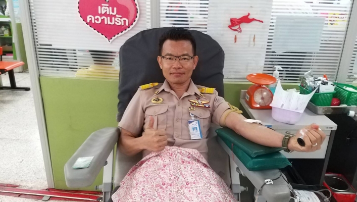 สทภ 1 คณะเจ้าหน้าที่จากส่วนอุทกวิทยาที่ 1 เชียงใหม่ เข้าร่วมบริจาคโลหิต ณ ภาคบริการโลหิตแห่งชาติที่ 10 จังหวัดเชียงใหม่