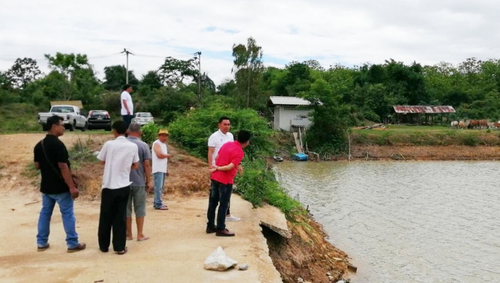 สทภ.1 ลงพื้นที่วางโครงการหนองขี้เหล็ก อ่างพวง อำเภอแม่จัน จังหวัดเชียงราย