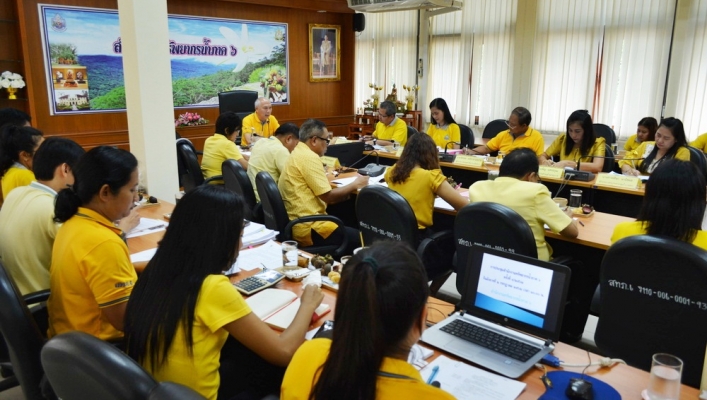 สทภ.6 ประชุมผู้บริหารและเจ้าหน้าที่สำนักงานทรัพยากรน้ำภาค 6 ครั้งที่ 4/2562
