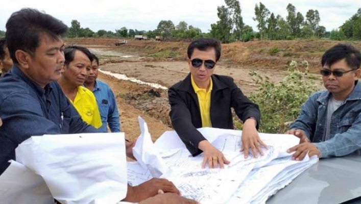 ผอ.สทภ.5 ตรวจติดตามโครงการอนุรักษ์ฟื้นฟูห้วยระหาร จังหวัดสุรินทร์