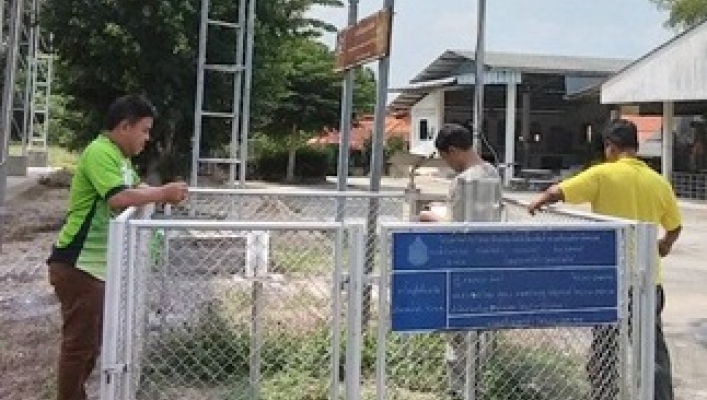 สทภ.8 ออกปฏิบัติงานตรวจสอบการเชื่อมโยงบำรุงรักษาอุปกรณ์และทำการซักซ้อมระบบเดือนภัยกับผู้รู้ ในพื้นที่สถานีเตือนภัย