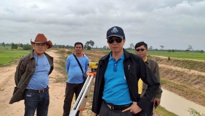 ผอ.สทภ.5 ตรวจติดตามโครงการอนุรักษ์ฟื้นฟู ลำห้วยกำโพก จังหวัดสุรินทร์