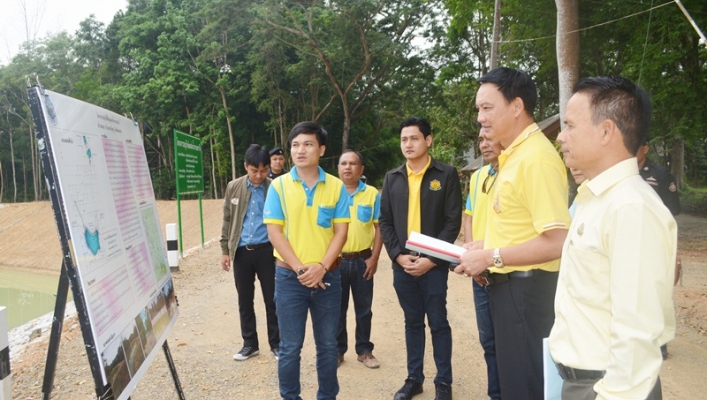 ผู้ตรวจราชการกระทรวงทรัพยากรธรรมชาติและสิ่งแวดล้อมตรวจราชการตามภารกิจของกรมทรัพยากรน้ำ โครงการอนุรักษ์ฟื้นฟูแหล่งน้ำ พื้นที่จังหวัดสงขลา