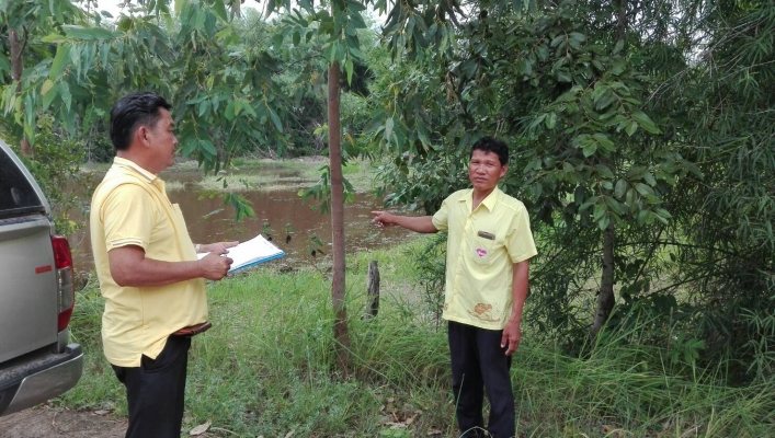 สทภ.11 ลงพื้นที่สำรวจความเหมาะสมโครงการอนุรักษ์ฟื้นฟูแหล่งน้ำบ้านสร้าง