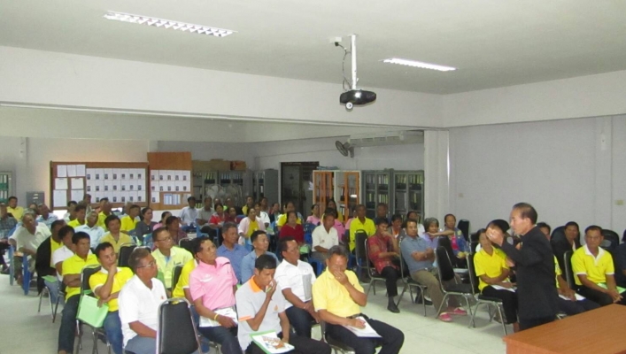 สทภ.11 จัดโครงการรับฟังความคิดเห็นของประชาชนในการทบทวนยุทธศาสตร์และจัดทำแผนการบริหารจัดการน้ำ(เวทีชาวบ้าน)ลำเซบก ตระการพืชผล