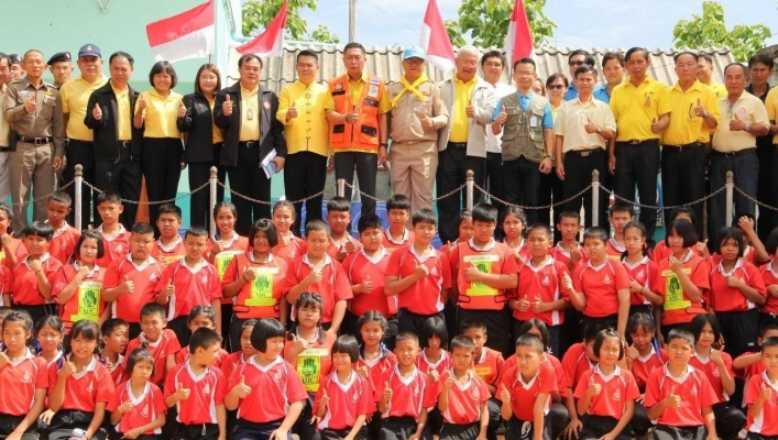 สทภ 1 โดยส่วนอุทกวิทยาที่ 1 (เชียงใหม่) พร้อมเจ้าหน้าที่ ร่วมจัดนิทรรศการ ในโครงการสร้างและพัฒนาศักยภาพเครือข่ายการแจ้งเตือนภัยพิบัติ หลักสูตรเยาวชนรู้รอดปลอดภัย ประจำปี งบประมาณ 2562 จังหวัดเชียงใหม่