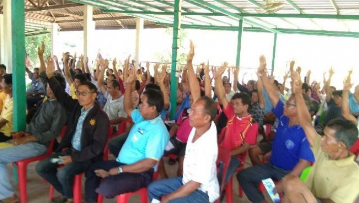 สทภ.4 จัดโครงการรับฟังความคิดเห็นของประชาชนตามระเบียบสำนักนายกรัฐมนตรีว่าด้วยการรับฟังความคิดเห็นของประชาชน  พ.ศ.2548  (โครงการอนุรักษ์ฟื้นฟูแหล่งน้ำหนองกระหนวน)  ต.สีชมพู  อ.สีชมพู จ.ขอนแก่น
