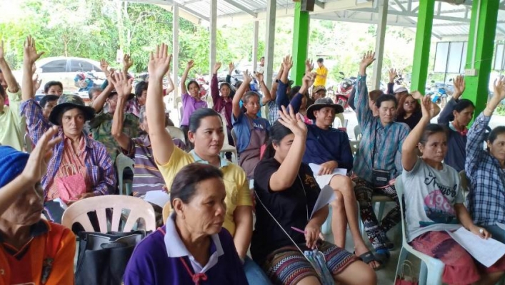 สทภ.7 จัดประชุมเชิงปฏิบัติการรับฟังความคิดเห็นตามระเบียบสำนักนายกรัฐมนตรีฯ โครงการอนุรักษ์ฟื้นฟูแหล่งน้ำลำห้วยพุม่วง หมู่ที่ 1 จังหวัดราชบุรี