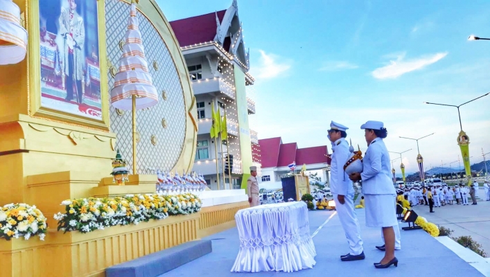 สทภ.2 ร่วมพิธีถวายเครื่องสักการะ และพิธีจุดเทียนชัยถวายพระพระชัยมงคล