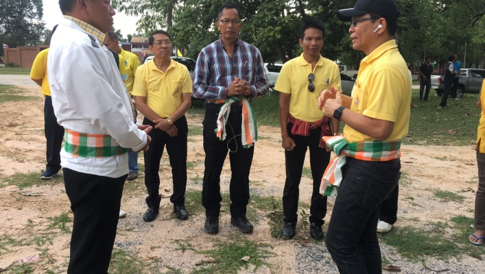 ผอ.สทภ.4  ลงพื้นที่เพื่อติดตามโครงการอนุรักษ์ฟื้นฟูแหล่งน้ำหนองผักตบ
