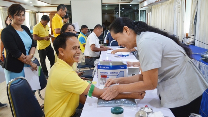สทภ.8 จัดกิจกรรมตรวจสุขภาพประจำปี 2562