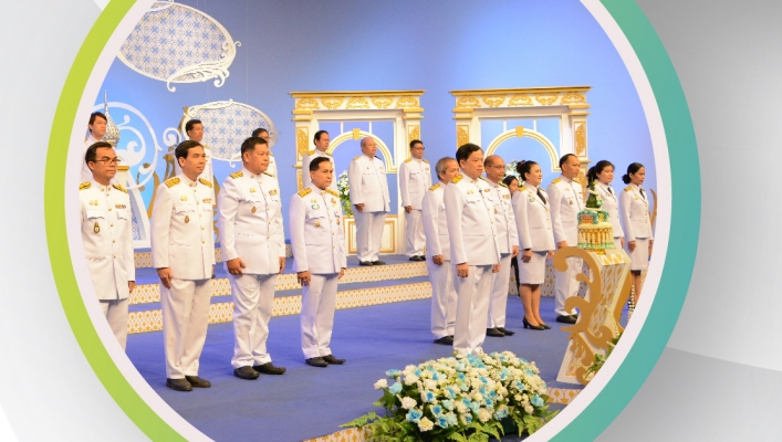 ผู้บริหารกรมทรัพยากรน้ำ ร่วมบันทึกเทปถวายพระพรชัยมงคลแด่ สมเด็จพระนางเจ้าสิริกิติ์ พระบรมราชินีนาถ พระราชชนนีพันปีหลวง