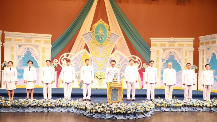 สทภ.4 ร่วมบันทึกเทปโทรทัศน์ถวายพระพร พระบรมราชชนนีพันปีหลวง ณ สถานีวิทยุโทรทัศน์แห่งประเทศไทย (ขอนแก่น)