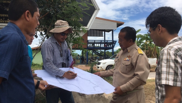 สทภ.4 ลงพื้นที่สำรวจข้อมูลประกอบการออกแบบโครงการอนุรักษ์ฟื้นฟูบึงห้วยแย้