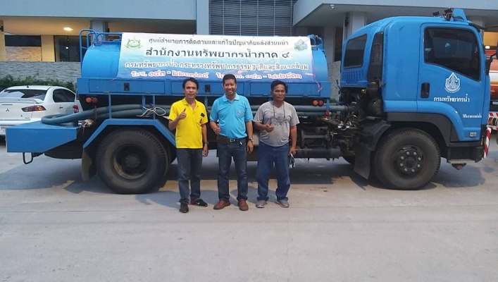 สทภ.4 สนับสนุนน้ำสะอาดให้กับโรงพยาบาลสุรินทร์