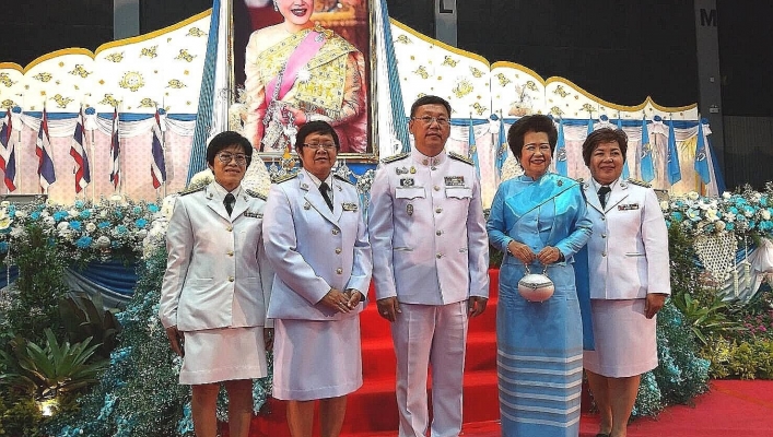 สทภ 1 โดยส่วนประสานและบริหารจัดการลุ่มน้ำปิงตอนบน ร่วมพิธีถวายเครื่องราชสักการะและจุดเทียนถวายพระพรชัยมงคล สมเด็จพระนางเจ้าสิริกิติ์ พระบรมราชินีนาถ พระบรมราชชนนีพันปีหลวง จังหวัดเชียงใหม่