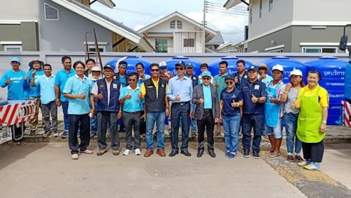 สทภ.5 ช่วยเหลือสนับสนุนน้ำสะอาดให้กับโรงพยาบาลสุรินทร์ และประชาชนในพื้นทีอำเภอเมือง จังหวัดสุรินทร์