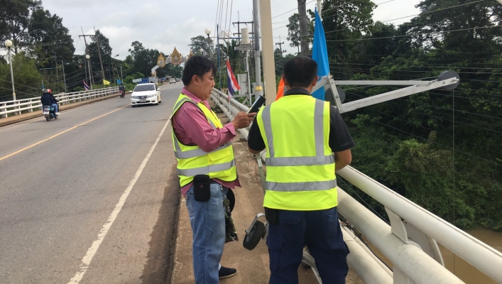 สทภ.๔ ออกปฏิบัติงานสำรวจข้อมูลทางอุทกวิทยา และงานตรวจสอบ บำรุงรักษาสถานีโทรมาตร