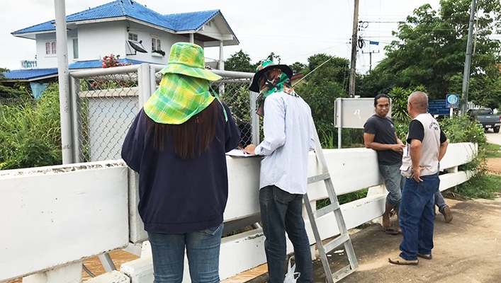 การลงพื้นที่ตรวจสอบและบำรุงรักษาสถานีโทรมาตรและกล้อง CCTV ในพื้นที่ลุ่มน้ำยม-น่าน ระหว่างวันที่ 26-30 สิงหาคม 2562