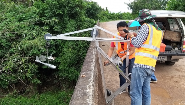 สทภ.4 ออกปฏิบัติงานสำรวจข้อมูลทางอุทกวิทยา