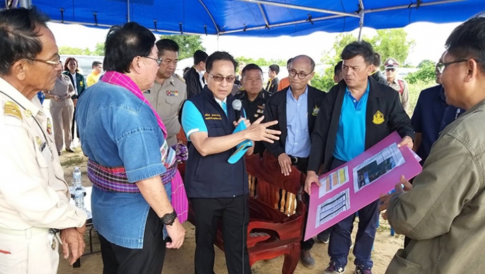 กระทรวงทรัพย์ร่วมติดตามการช่วยอุทกภัยในพื้นที่จังหวัดศรีสะเกษ พร้อมเร่งระดมสรรพกำลังเข้าช่วยเหลือพื้นที่ประสบภัยอื่น