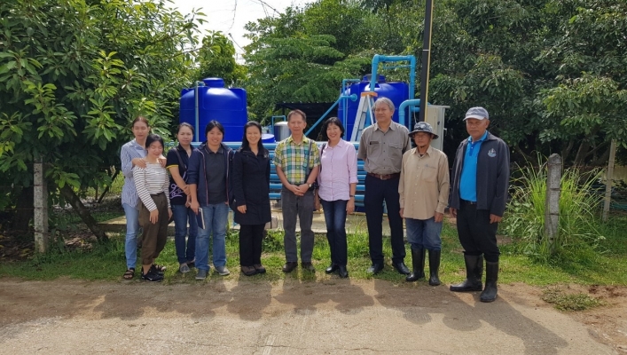 สทภ.1 ให้การต้อนรับมหาวิทยาลัยเชียงใหม่ ศึกษาดูงานโครงการวิจัยการบริหารจัดการน้ำอุปโภคบริโภค และการเกษตรในครัวเรือนตามแนวพระราชดำริทฤษฎีใหม่ จังหวัดลำปาง