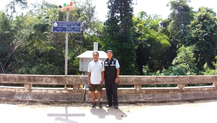 สทภ.4 ลงพื้นที่ดำเนินการตรวจสอบ ซ่อมแซม และบำรุงรักษาสถานีสนามระบบเตือนภัยล่วงหน้า (Early Warning)