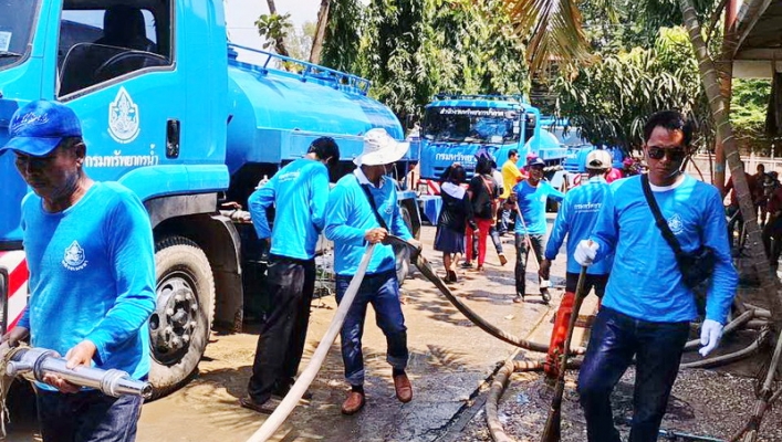สทภ. 5  ร่วมทำความสะอาดฟื้นฟูบริเวณโรงเรียนบ้านคูสว่าง หมู่ที่ 7 บ้านคูสว่าง ตำบลหนองกินเพล อำเภอวารินชำราบ จังหวัดอุบลราชธานี