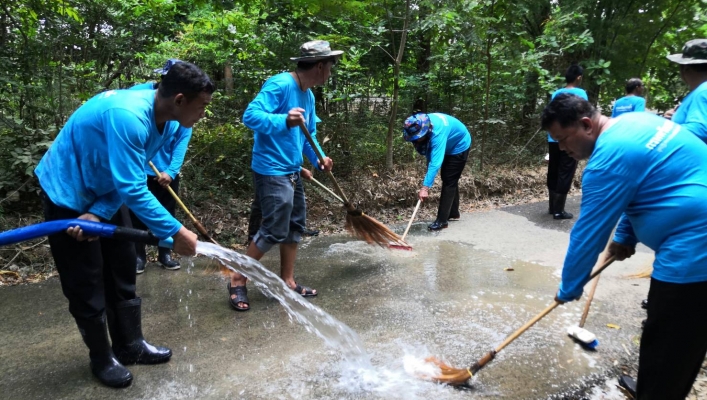 สทภ.4 รวมพลัง ฟื้นฟูทำความสะอาด จังหวัดอุบลราชธานี