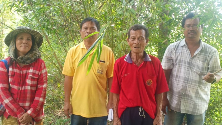 สทภ.11 ลงพื้นที่ประสานงานตรวจสอบโครงการเกษตรแปลงใหญ่ ต.โคกสว่าง อ.สำโรง จ.อุบลราชธานี