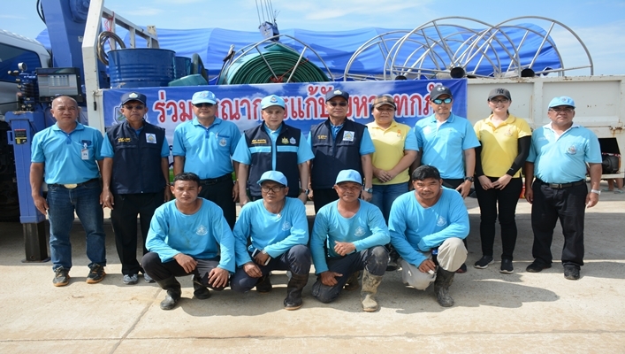 สทภ.11 รอง อทน.ลงพื้นที่ตรวจเยี่ยมจุดสูบระบายน้ำเน่าเสีย บริเวณชุมชนวัดบูรพา จ.อุบลราชธานี