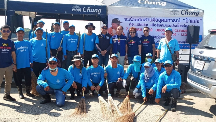 สทภ.6 ร่วมภารกิจฟื้นฟูพื้นที่ประสบภัยน้ำท่วม จ.อุบลราชธานี
