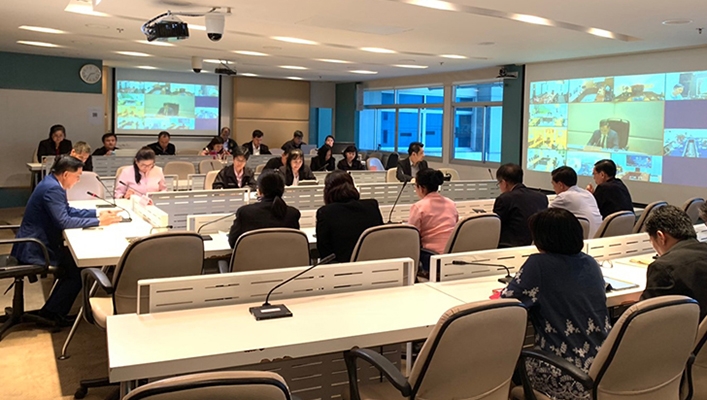 การประชุมคณะกรรมการบริหารเทคโนโลยีสารสนเทศและการสื่อสาร กรมทรัพยากรน้ำ ครั้งที่ 4/2562