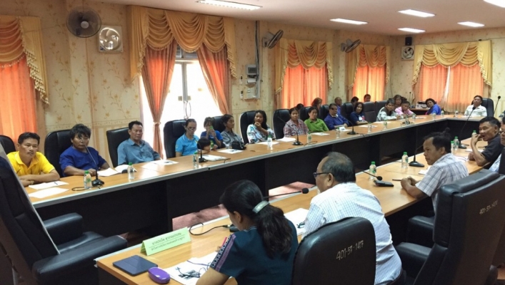 สทภ.7  จัดประชุมรับฟังความคิดเห็นตามระเบียบสำนักนายกรัฐมนตรี พ.ศ.2548 โครงการระบบกระจายน้ำด้วยพลังงานแสงอาทิตย์ หมู่ที่ 7 และหมู่ที่ 8 ตำบลหนองพันจันทร์ อำเภอบ้านคา จังหวัดราชบุรี