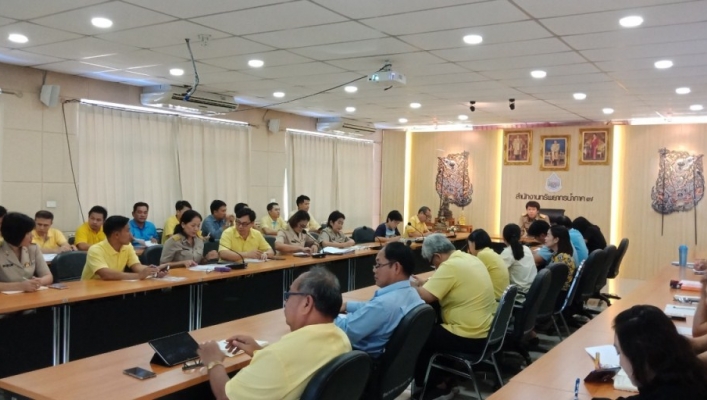 สทภ.7  จัดประชุมติดตามความก้าวหน้าผลการดำเนินงาน เพื่อติดตามความก้าวหน้าผลการดำเนินงาน ณ สำนักงานทรัพยากรน้ำภาค 7 จังหวัดราชบุรี