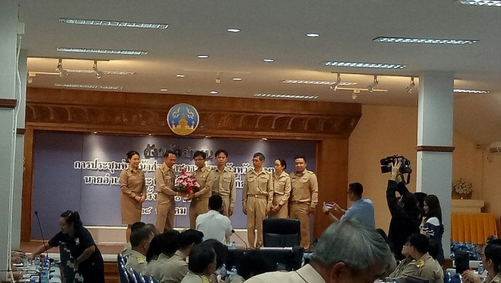 สทภ.1 โดยส่วนประสานและบริหารจัดการลุ่มน้ำวัง เข้าร่วมประชุมหัวหน้าส่วนราชการประจำจังหวัดลำพูน นายอำเภอ และหัวหน้าหน่วยงานที่เกี่ยวข้อง ครั้งที่ 10/2562 ณ ห้องประชุมจามเทวี ศาลากลางจังหวัดลำพูน