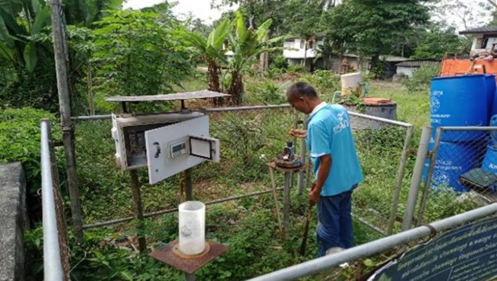 สทภ.10   ตรวจสอบระบบและซ่อมบำรุงรักษาสถานีเตือนภัยล่วงหน้า  Early Warning พื้นที่จังหวัดพังงา