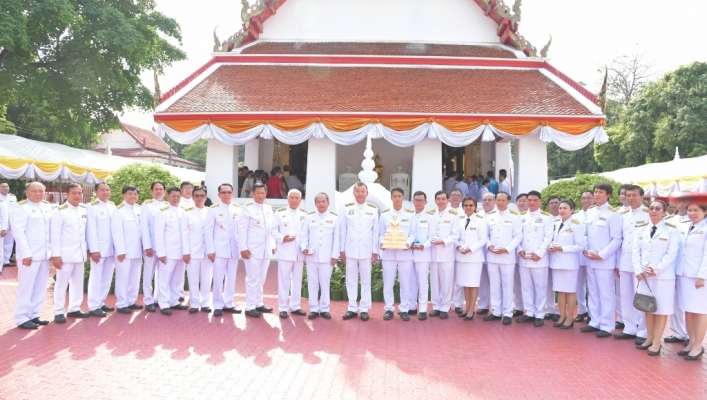 สทภ.7  ร่วมพิธีถวายผ้าพระกฐินพระราชทานกรมทรัพยากรน้ำ ประจำปีพุทธศักราช 2562