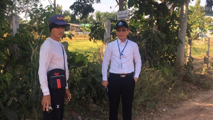 สทภ.4 ลงพื้นที่ตรวจติดตามงานระบบกระจายน้ำด้วยพลังงานแสงอาทิตย์