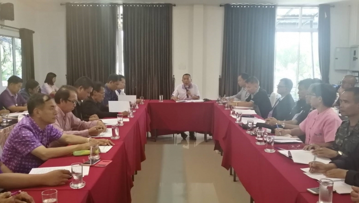 สทภ.1 โดยส่วนประสานและบริหารจัดการลุ่มน้ำกกและโขง เข้าร่วมประชุมคณะทำงานโครงการพัฒนาพื้นที่สูง แบบโครงการหลวงวาวี ครั้งที่ 4/2562 จังหวัดเชียงราย